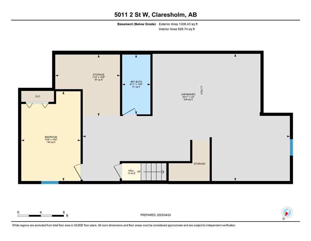 MLS® A2230041 - 5011 Second Street W in NONE Claresholm, Residential