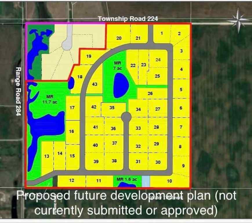 MLS® A2230125 -  Range Road 284 & Township Road 224   in NONE Rural Rocky View County, Land