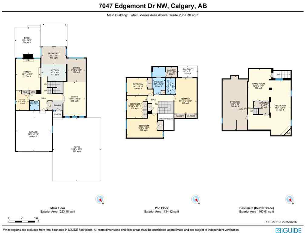 MLS® A2230579 - 7047 Edgemont Drive NW in Edgemont Calgary, Residential