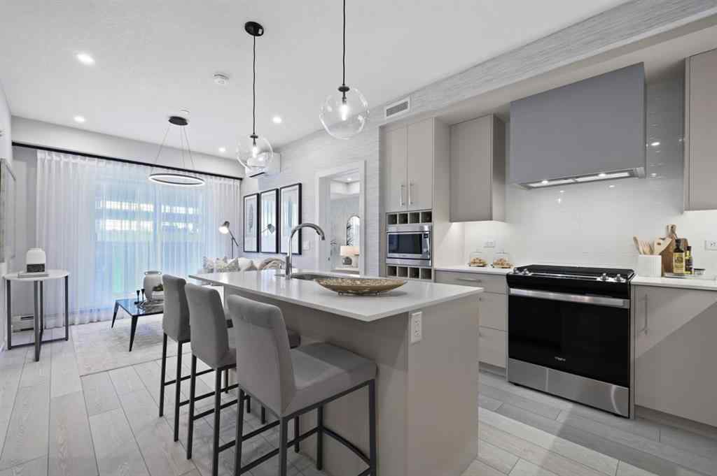 MLS® A2230878 - Unit #213 8370 Broadcast Avenue SW in West Springs Calgary, Residential