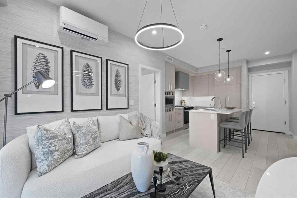 MLS® A2230878 - Unit #213 8370 Broadcast Avenue SW in West Springs Calgary, Residential