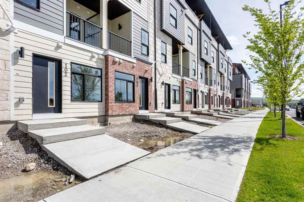 MLS® A2230904 - Unit #102 156 Park Street  in Greystone Cochrane, Residential