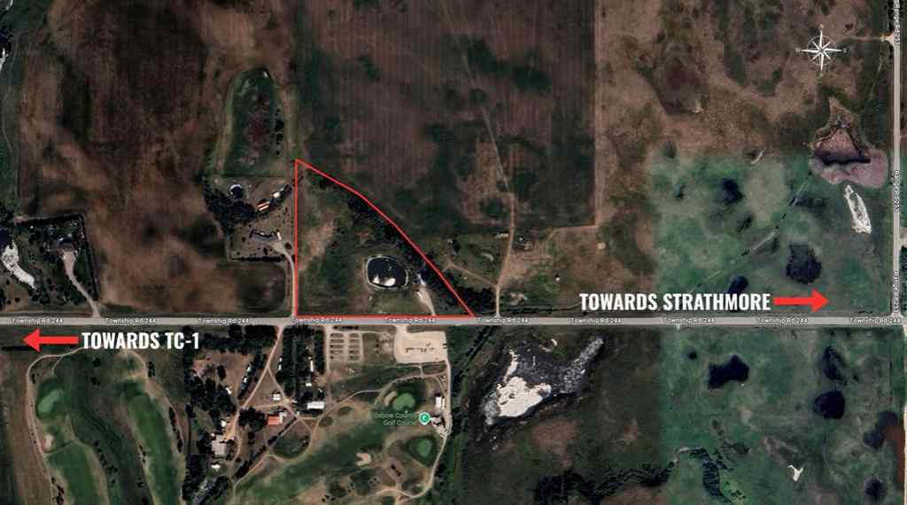 MLS® A2230972 - 253032 Township Road 244   in NONE Rural Wheatland County, Land