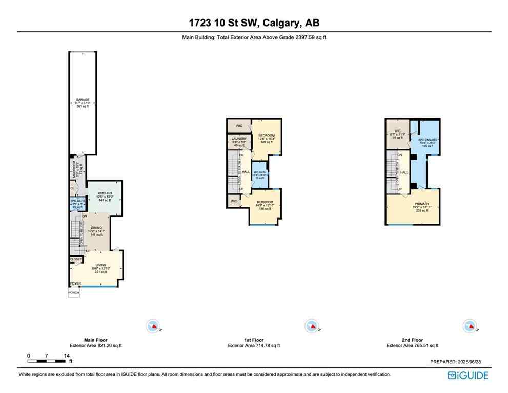 MLS® A2232239 - Unit #1 1723 10 Street SW in Lower Mount Royal Calgary, Residential