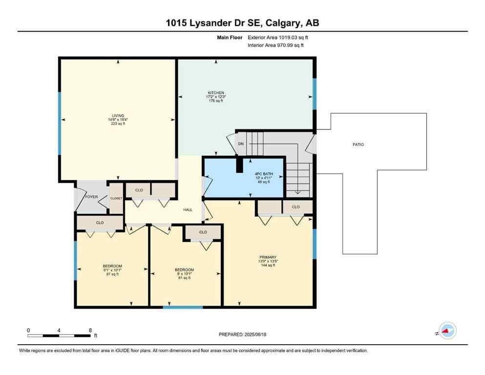 MLS® A2232313 - 1015 Lysander Drive SE in Ogden Calgary, Residential