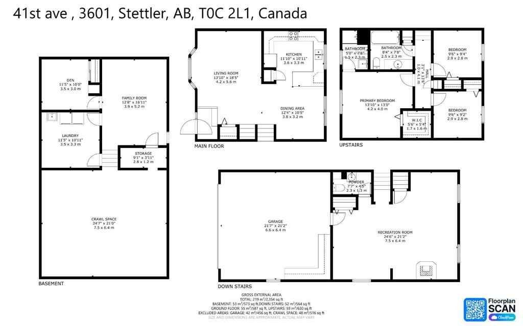 MLS® A2232637 - 6301 41 Avenue  in Grandview Stettler, Residential