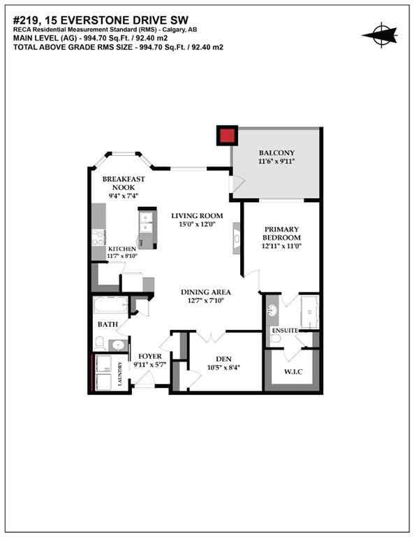 MLS® A2232863 - Unit #219 15 Everstone Drive SW in Evergreen Calgary, Residential
