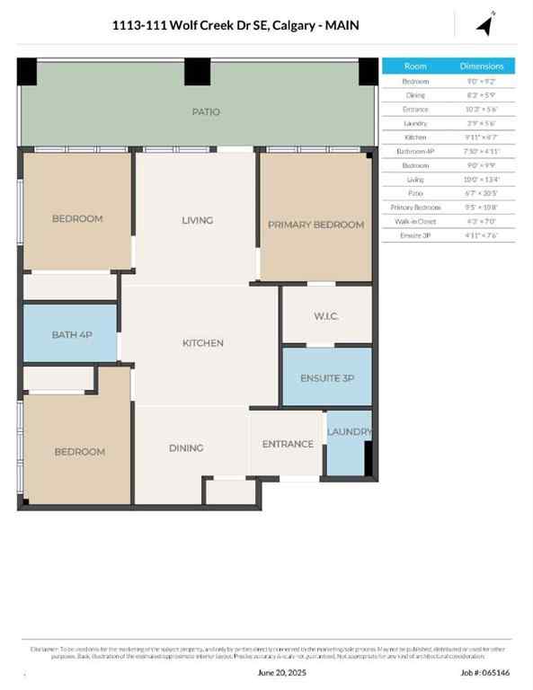 MLS® A2233039 - Unit #1113 111 Wolf Creek Drive SE in Wolf Willow Calgary, Residential