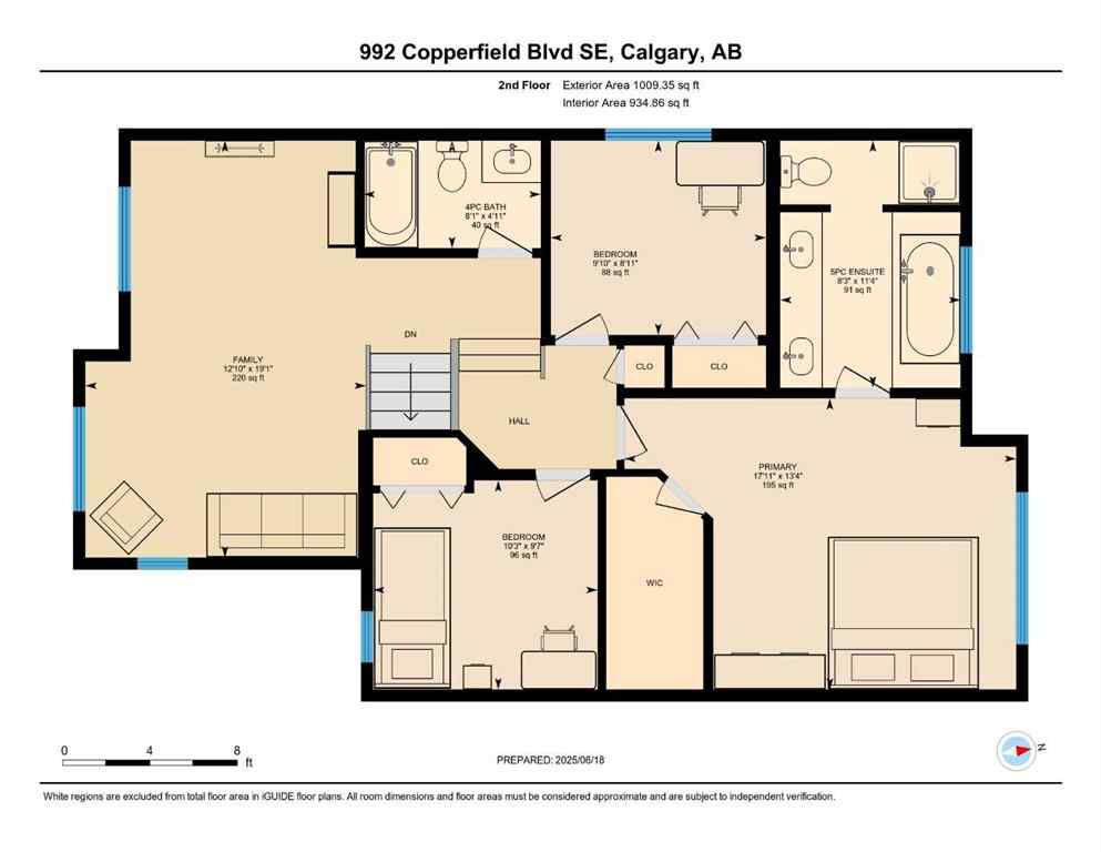 MLS® A2233056 - 992 Copperfield Boulevard SE in Copperfield Calgary, Residential