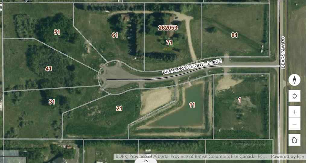 MLS® A2233153 - 51 Bearspaw Heights Place  in NONE Rural Rocky View County, Land