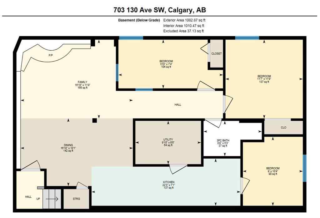MLS® A2233167 - 703 130 Avenue SW in Canyon Meadows Calgary, Residential