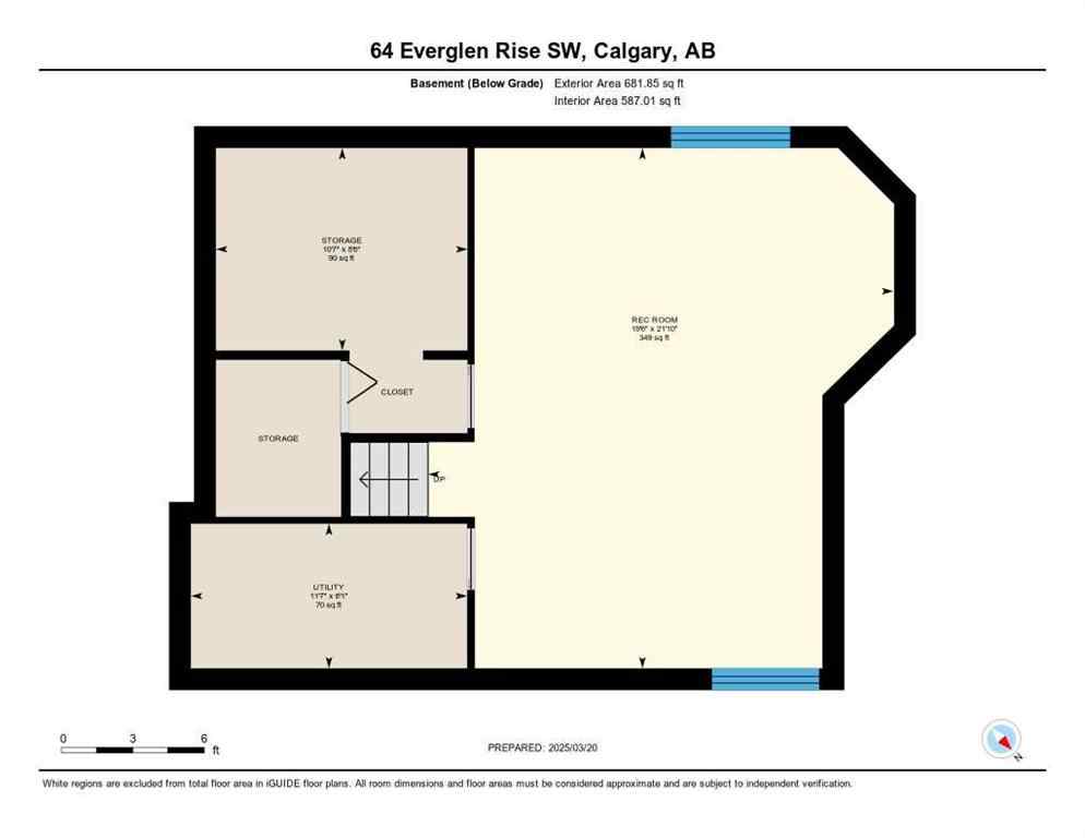 MLS® A2233379 - 64 Everglen Rise SW in Evergreen Calgary, Residential
