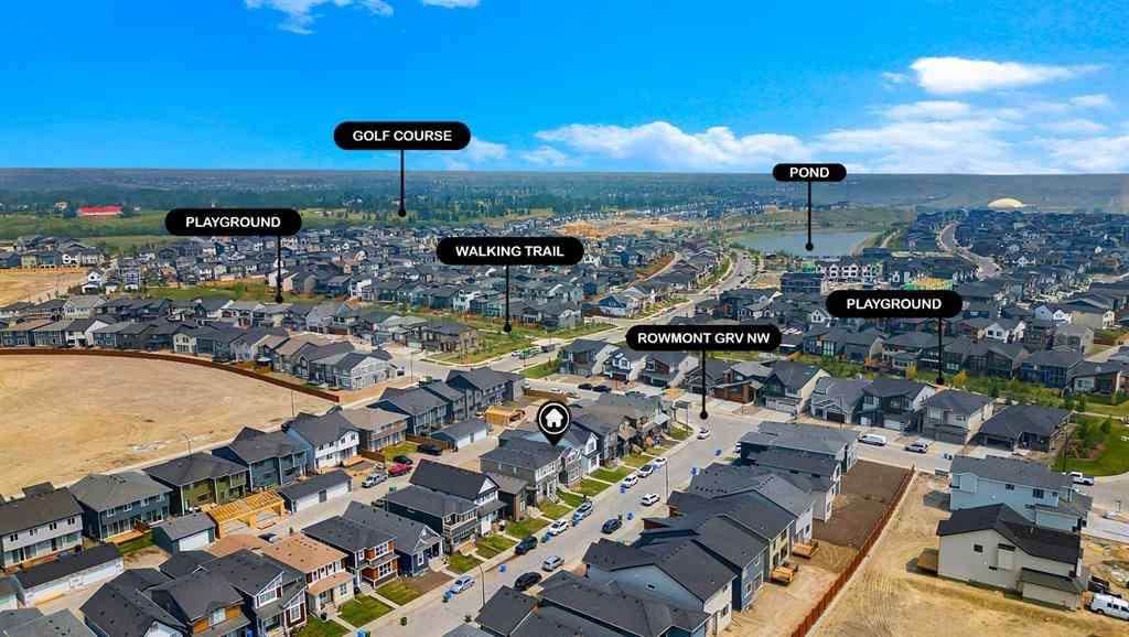 MLS® A2233479 - 32 Rowmont Common NW in Haskayne Calgary, Residential