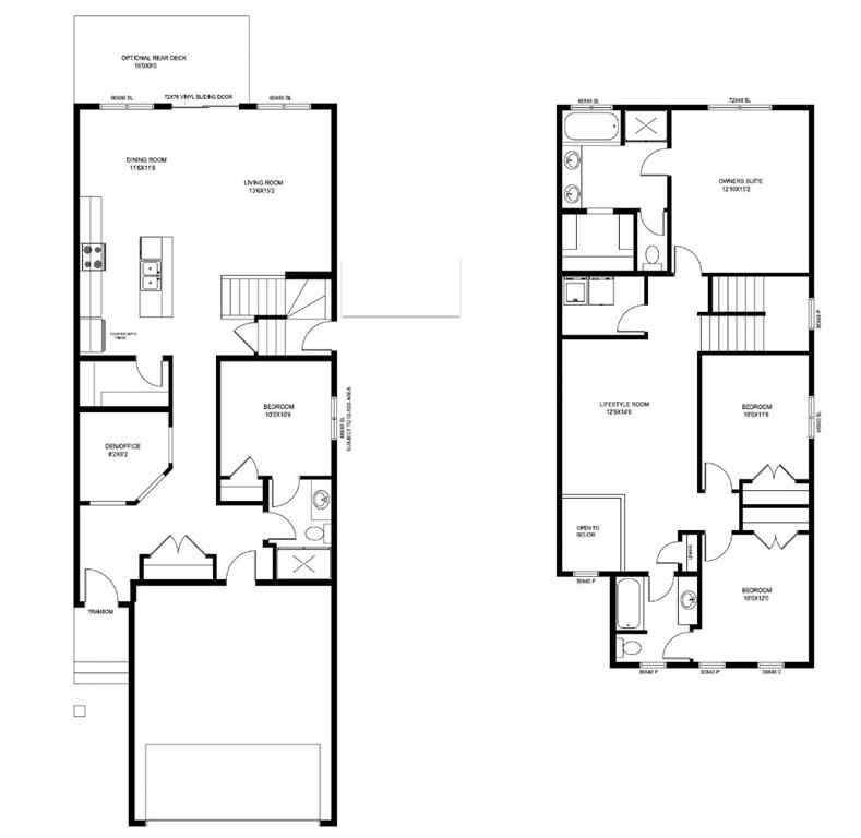 MLS® A2233519 - 437 Lewiston Landing NE in Lewisburg Calgary, Residential