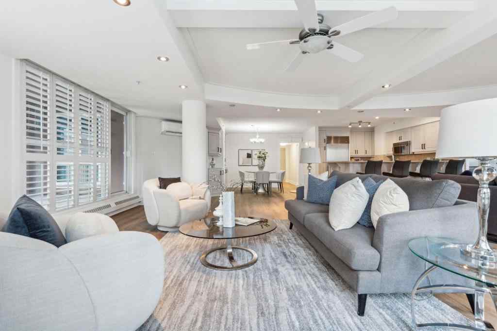 MLS® A2233566 - Unit #1505 400 Eau Claire Avenue SW in Eau Claire Calgary, Residential