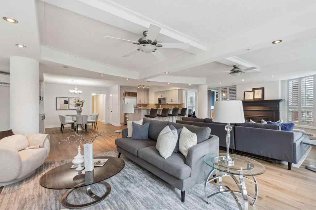 MLS® A2233566 - Unit #1505 400 Eau Claire Avenue SW in Eau Claire Calgary, Residential