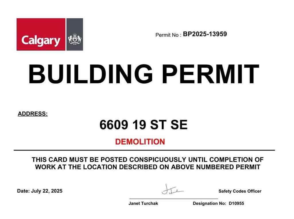 MLS® A2233824 - 6609 19 Street SE in Ogden Calgary, Land