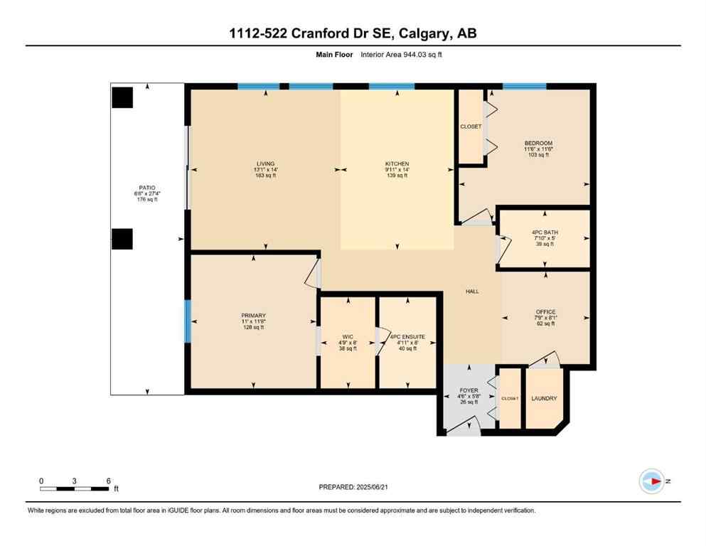 MLS® A2233869 - Unit #1112 522 Cranford Drive SE in Cranston Calgary, Residential