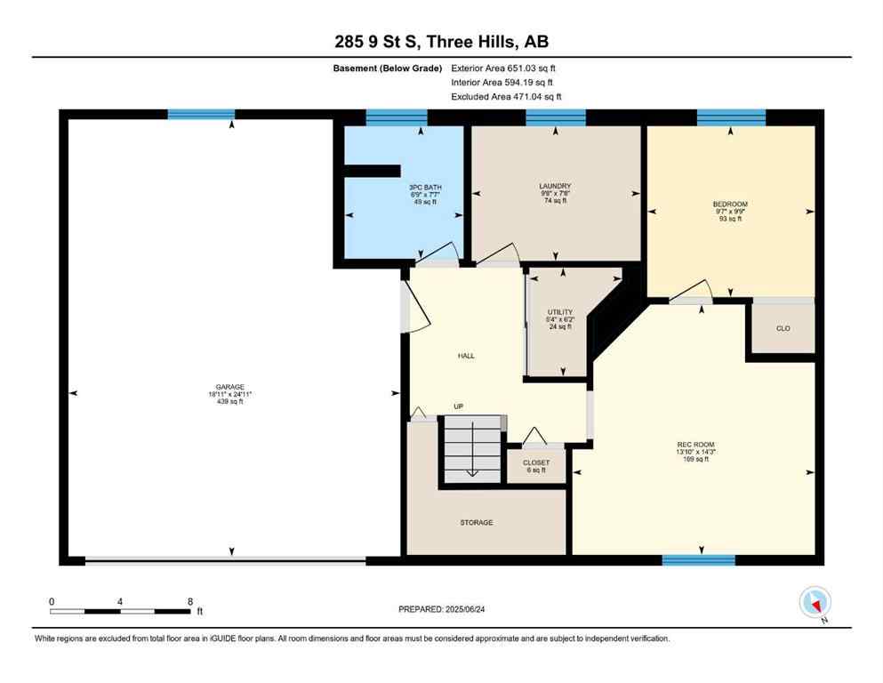 MLS® A2233876 - 285 9 Street SE in NONE Three Hills, Residential