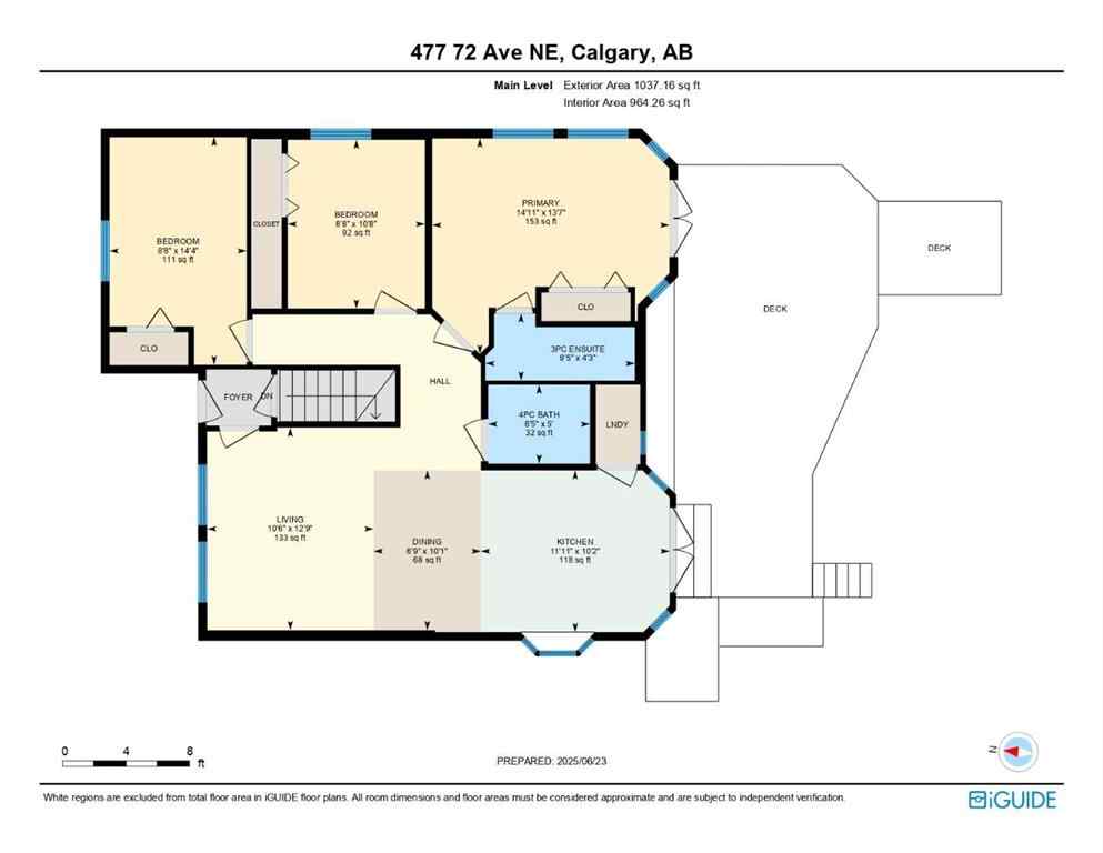 MLS® A2233996 - 477 72 Avenue NE in Huntington Hills Calgary, Residential