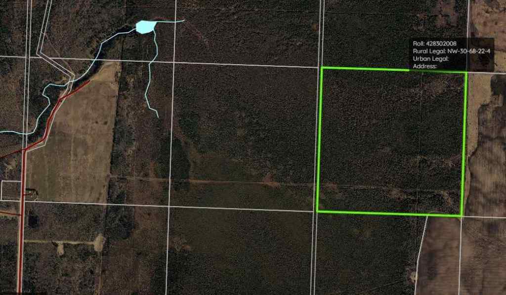 MLS® A2234068 -  NW 30-68-22-W4   in NONE Rural Athabasca County, Land