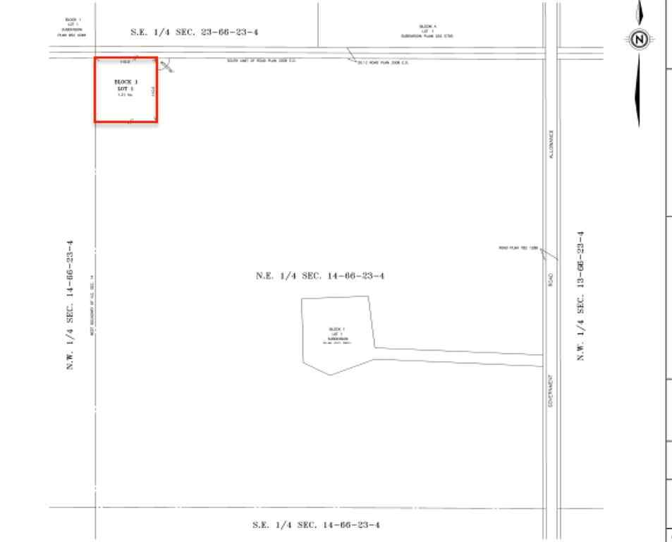 MLS® A2234121 - Lot 1 Township Road 663   in NONE Rural Athabasca County, Land