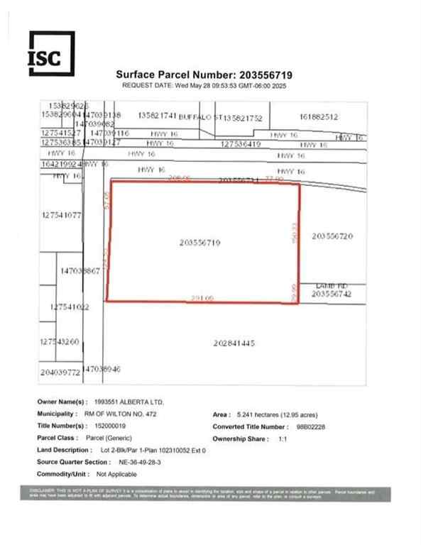 MLS® A2234123 -  NE 36-49-23-3   in NONE Rural, Commercial