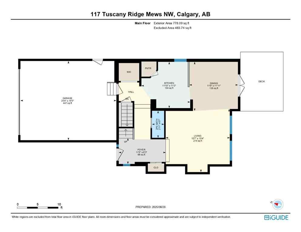 MLS® A2234459 - 117 Tuscany Ridge Mews NW in Tuscany Calgary, Residential