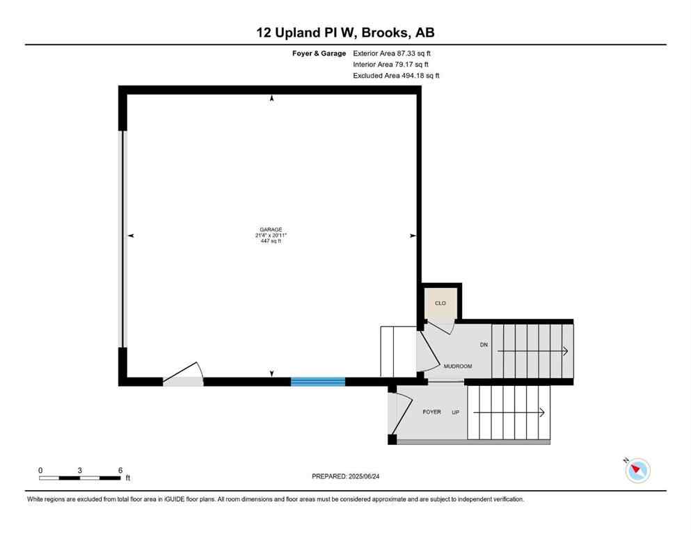MLS® A2234464 - 12 Upland Place W in Uplands Brooks, Residential