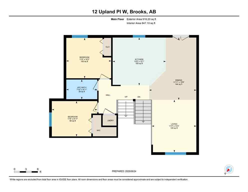 MLS® A2234464 - 12 Upland Place W in Uplands Brooks, Residential
