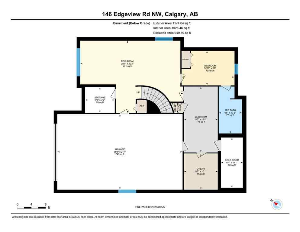 MLS® A2234735 - 146 Edgeview Road NW in Edgemont Calgary, Residential