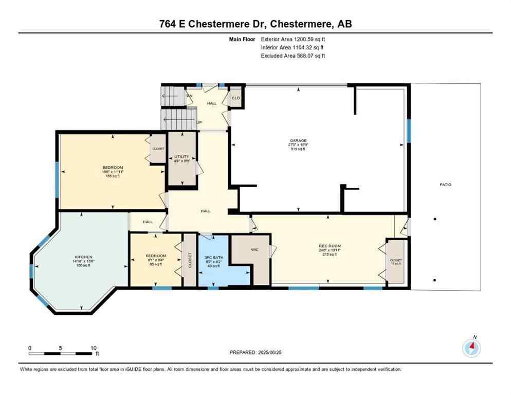 MLS® A2234797 - 764 East Chestermere Drive  in East Chestermere Chestermere, Residential