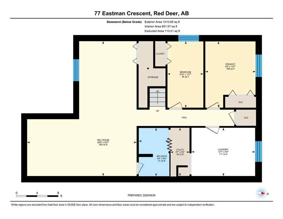 MLS® A2234823 - 77 EASTMAN Crescent  in Eastview Estates Red Deer, Residential
