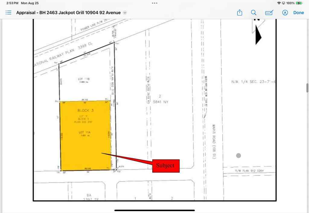 MLS® A2234839 - 10904 92 Avenue  in Richmond Industrial Park Grande Prairie, Commercial
