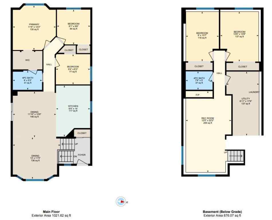 MLS® A2235004 - 7136 Laguna Way NE in Monterey Park Calgary, Residential
