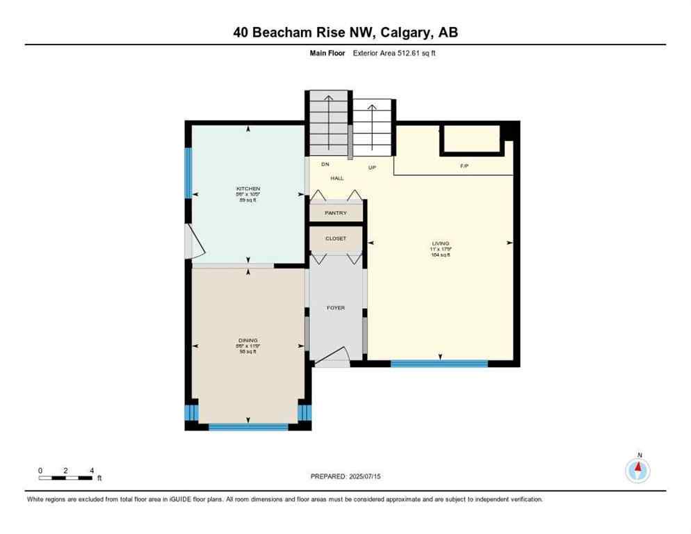 MLS® A2235053 - 40 Beacham Rise NW in Beddington Heights Calgary, Residential