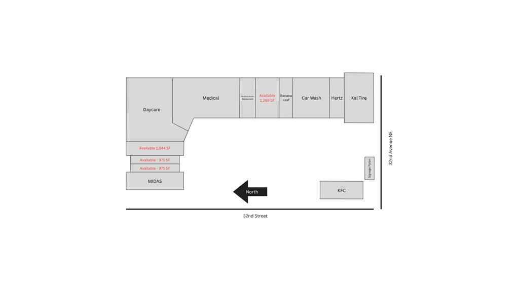 MLS® A2235139 - 3370 32 Street NE in Sunridge Calgary, Commercial