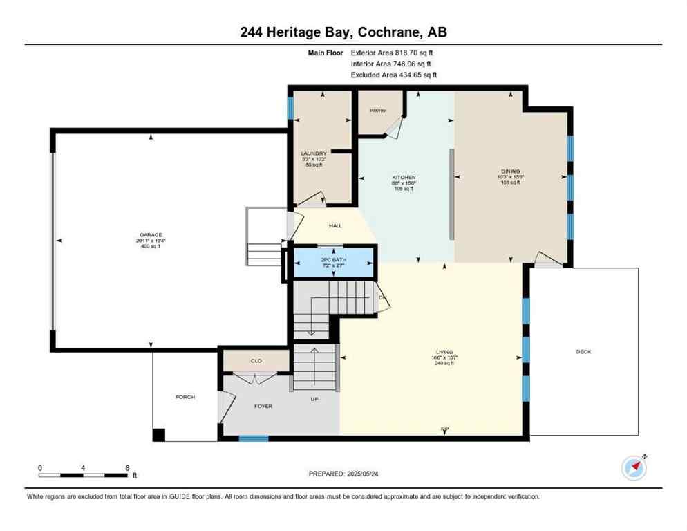 MLS® A2235147 - 244 Heritage Bay  in Heritage Hills Cochrane, Residential