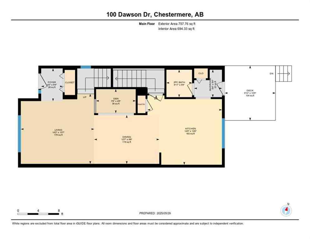 MLS® A2235224 - 100 Dawson Drive  in Dawson\'s Landing Chestermere, Residential