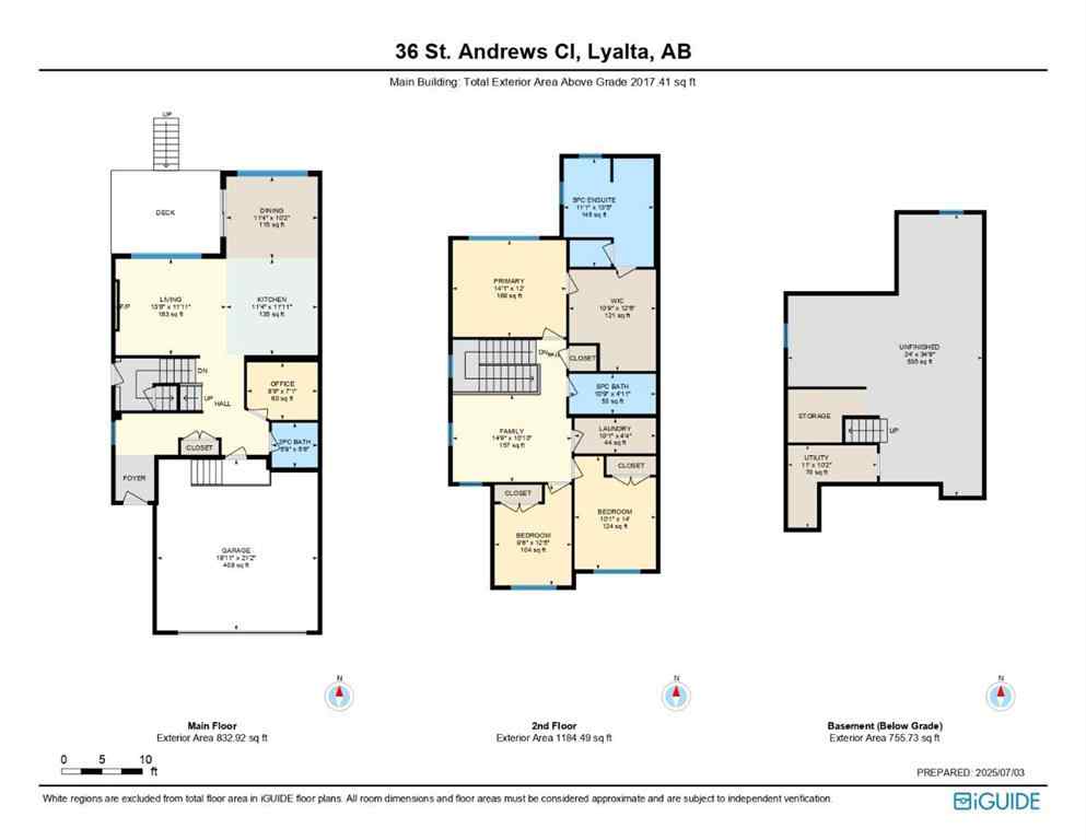 MLS® A2235254 - 36 St Andrews Close  in Lakes of Muirfield Lyalta, Residential