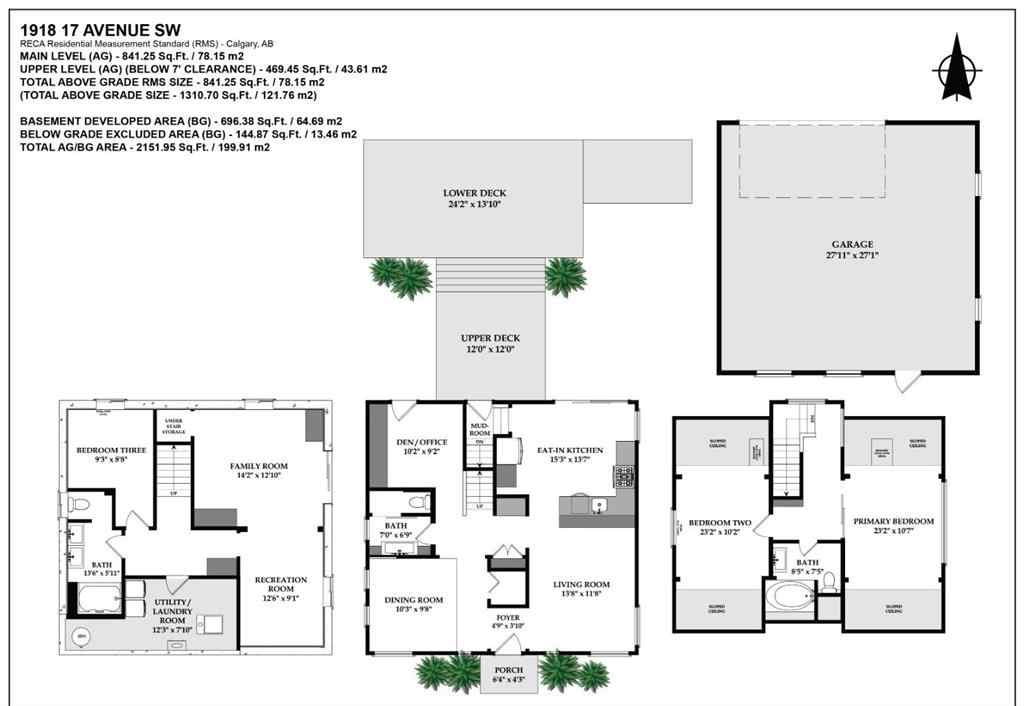 MLS® A2235360 - 1918 17 Avenue SW in Scarboro Calgary, Residential