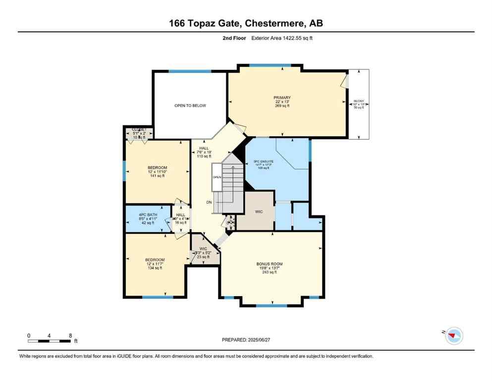 MLS® A2235480 - 166 Topaz Gate  in Rainbow Falls Chestermere, Residential