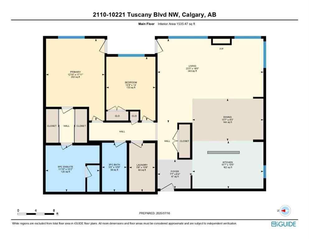 MLS® A2235585 - Unit #2110 10221 Tuscany Boulevard NW in Tuscany Calgary, Residential