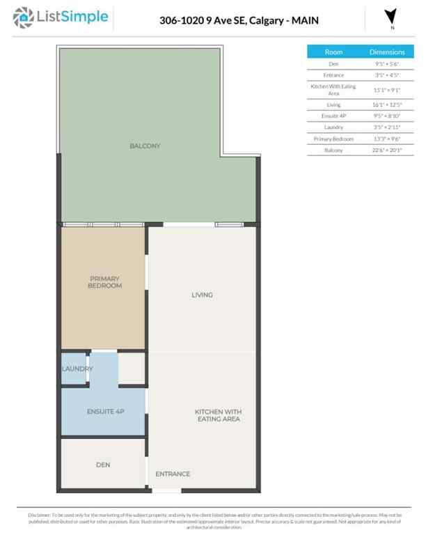 MLS® A2235920 - Unit #306 1020 9 Avenue SE in Inglewood Calgary, Residential
