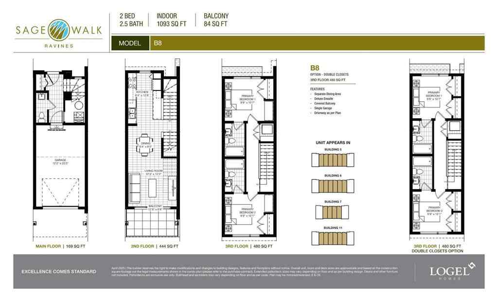 MLS® A2236031 - Unit #605 199 Sage Hill Heights NW in Sage Hill Calgary, Residential