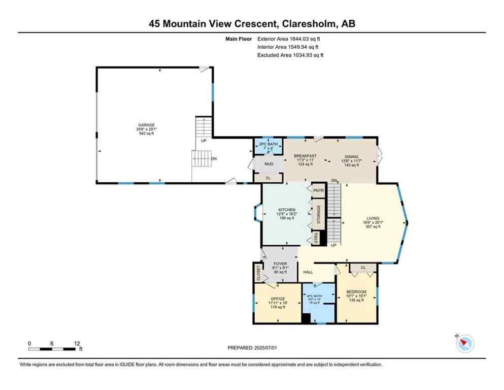 MLS® A2236076 - 45 Mountainview Crescent  in NONE Claresholm, Residential
