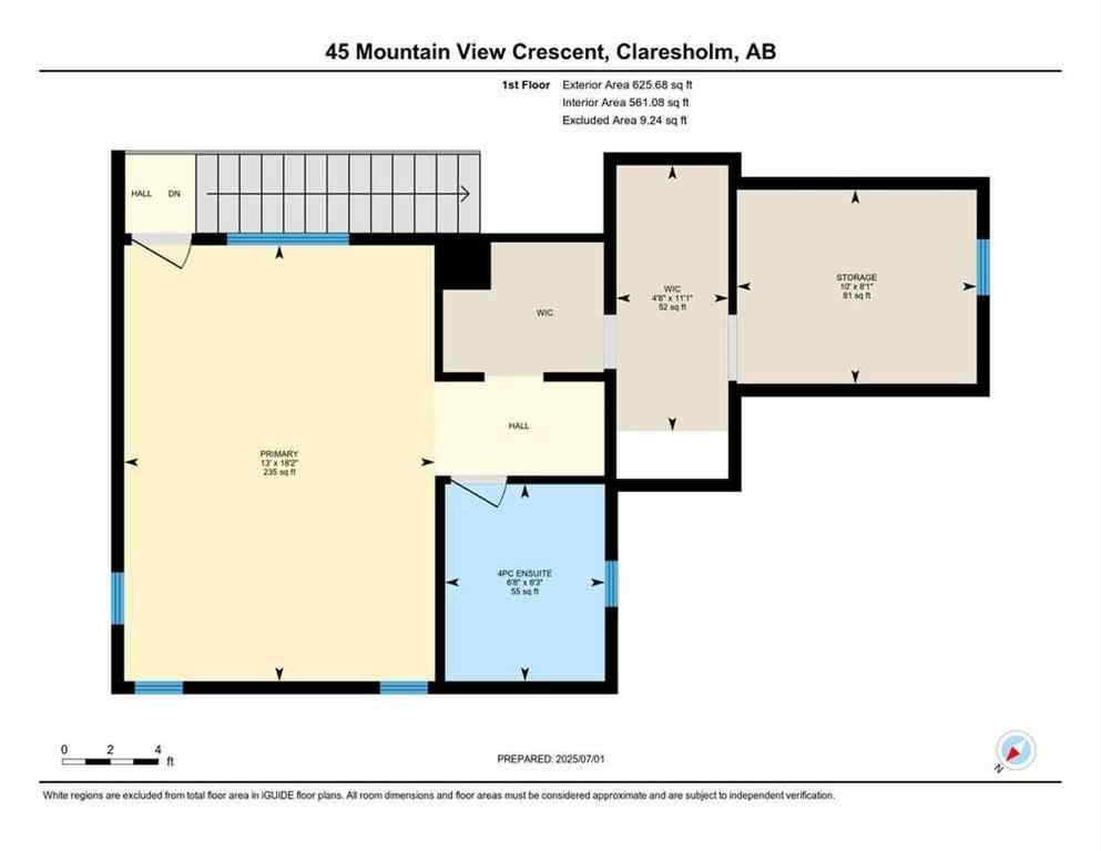 MLS® A2236076 - 45 Mountainview Crescent  in NONE Claresholm, Residential