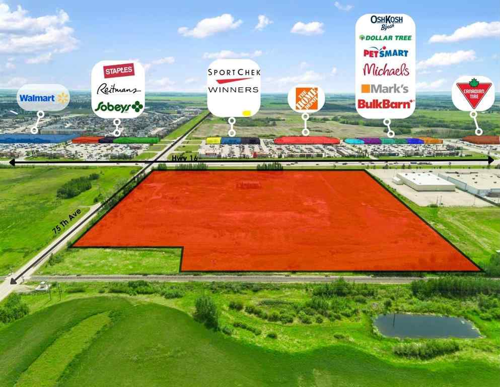 MLS® A2236161 - 44 75 Avenue  in West Commercial Lloydminster, Land