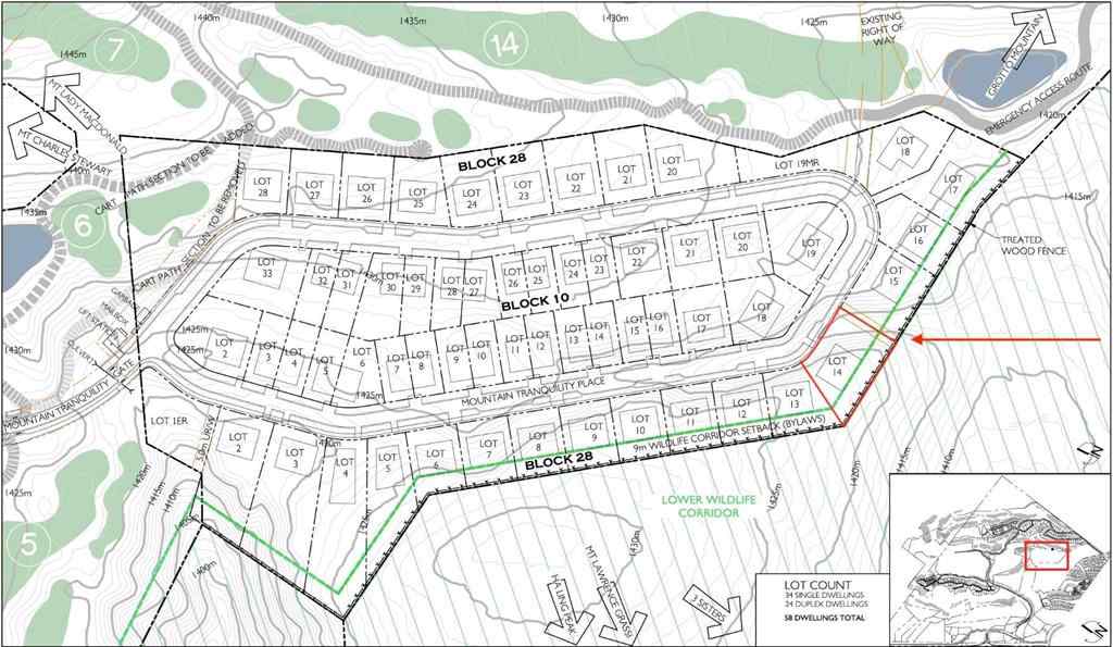 MLS® A2236187 - 446 Mountain Tranquility Place  in Silvertip Canmore, Land