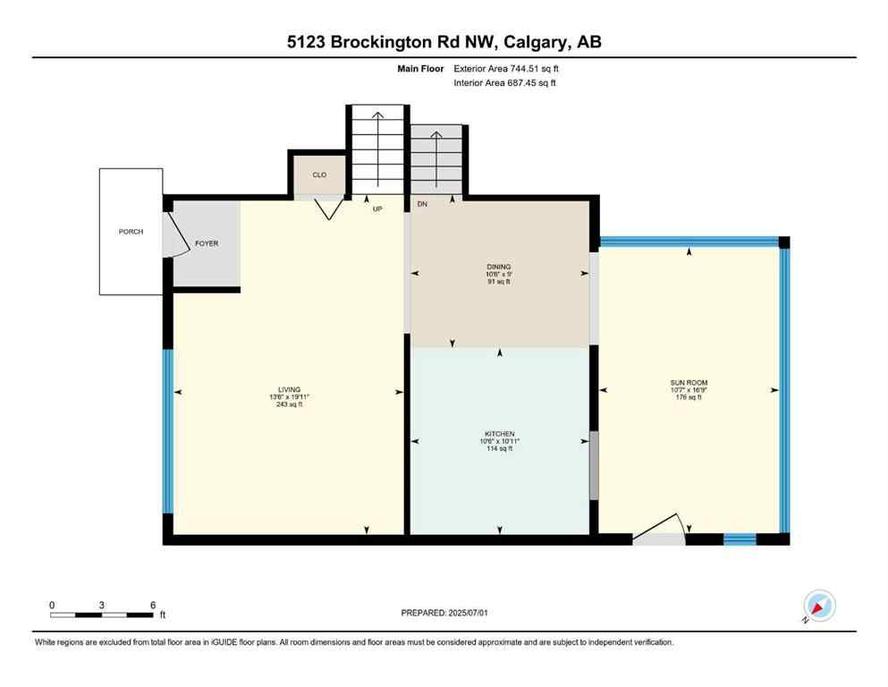 MLS® A2236229 - 5123 Brockington Road NW in Brentwood Calgary, Residential